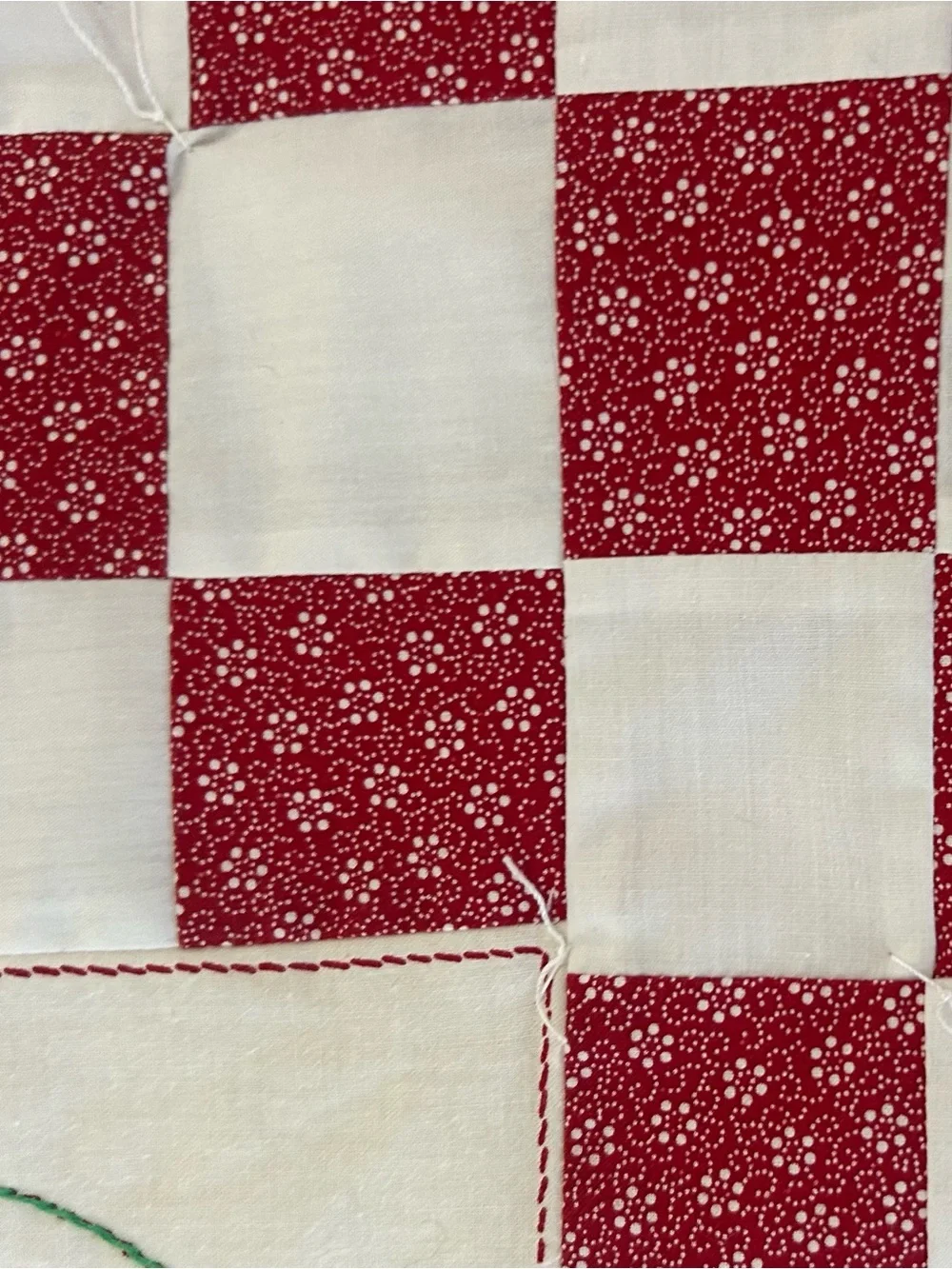 VTG Hand-embroidered Quilt Tapestry Hanging Cottage Sunbonnet Sue Theme 46”x59”